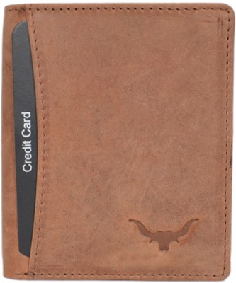 cadrohides Men Casual Tan Genuine Leather Card Holder(28 Card Slots)