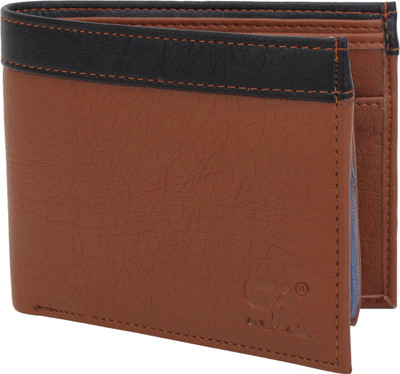 

ATSH Men Tan Artificial Leather Wallet(6 Card Slots)