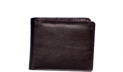 

SAM Men Black Genuine Leather Wallet(6 Card Slots)