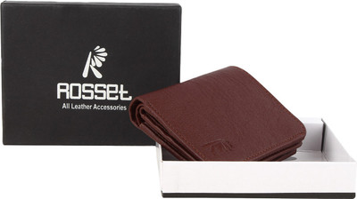

Rosset Men Casual Brown Artificial Leather Wallet(5 Card Slots)