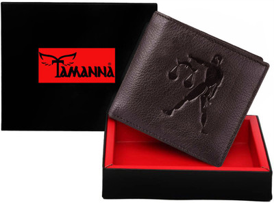 

Tamanna Men Casual Brown Genuine Leather Wallet(2 Card Slots)