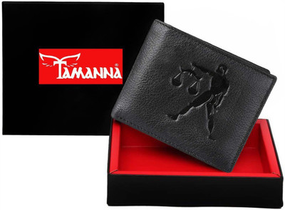

Tamanna Men Casual Black Genuine Leather Wallet(1 Card Slot)
