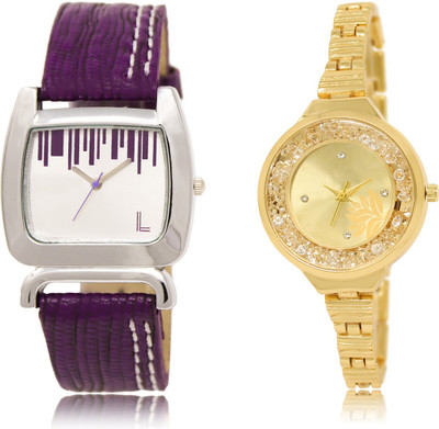 

The Shopoholic Best Combo Pack Silver And Gold Dial Analog Watch For Girls Watches Women Belt Watch - For Women