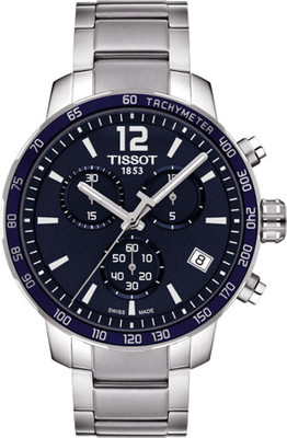 

Tissot MN-T095.417.11.047.00 Quickster Chronograph Stainless Steel Watch - For Men