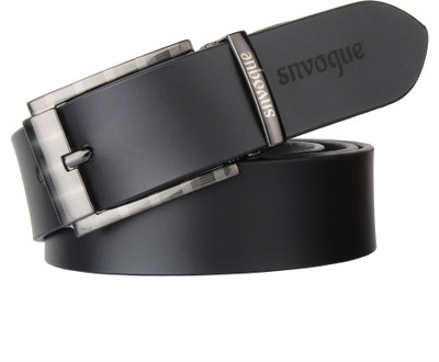 

SNVOGUE Men Formal Black Genuine Leather Belt