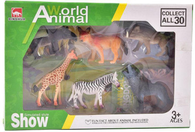

Tokenz Set Of 6 Pcs World Animal Set(Multicolor)