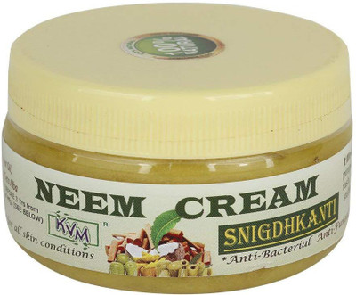 

KVM Snigdhkanti 100% NATURAL Neem Sandal All purpose skin Cream with Olives & Mango-ginger (100 gm) Antiseptic Cream(100 g)