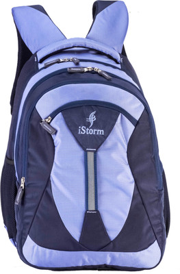 

Istorm Butterfly navy blue and light blue 30 L Backpack(Blue)