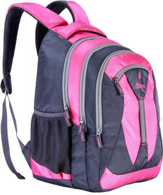 

Istorm Butterfly pink and grey 30 L Backpack(Pink, Grey)