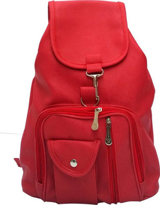 

New Eva sylish red backpack Waterproof Backpack(Red, 10 L)