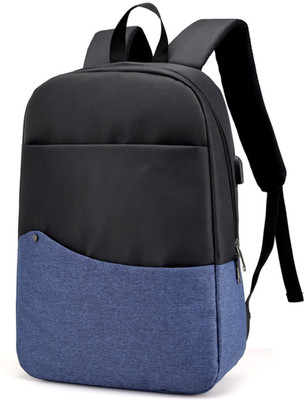 

House of Quirk Dual Tone External Charging Via USB Laptop 15.6 Inch Anti Theft Backpack For Collage, School,Travle Waterproof Backpack For Men and Women Shoulder Bags Waterproof Backpack(Blue, 15 L)