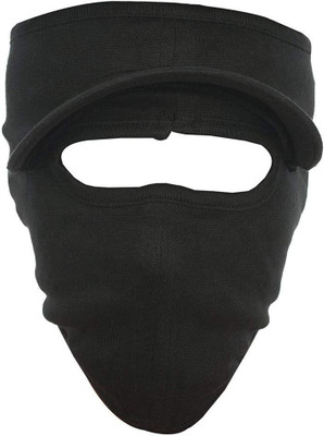 H-Store Black Bike Face Mask for Men & Women(Size: Free,  Balaclava)