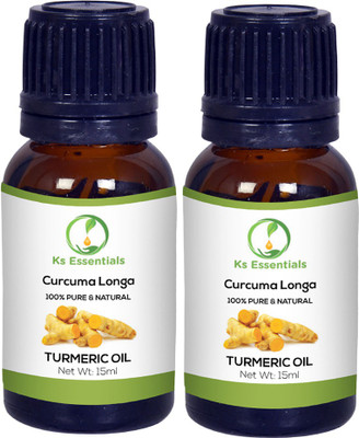 

Ks Essentials 100% Pure Turmeric Essential Oil Natural & Undiluted (15ml)Each(15 ml)