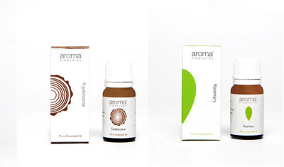 

Aroma Treasures Frankincense and Rosemery Christmas Essential oil combo - 10 ml each, total 20 ml(20 ml)