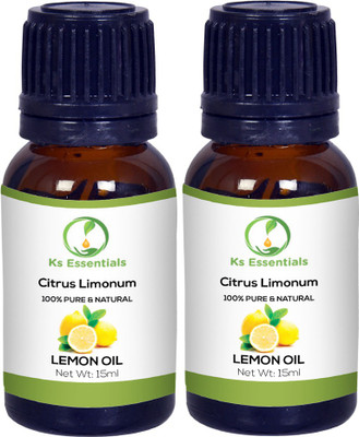 

Ks Essentials 100% Pure Lemon Oil ( Citrus Limonum) (15ml)Each(15 ml)