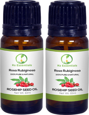 

Ks Essentials Rosehip Seed Carrier Oil ( Rosa Rubiginosa ) 100% Pure Natural & Undiluted (10ml)Each(10 ml)