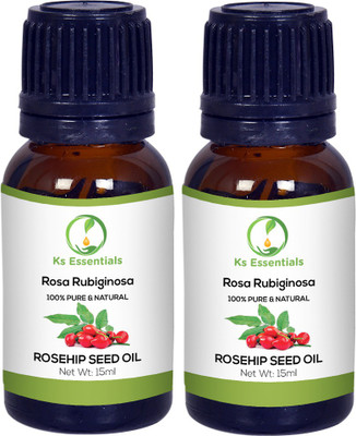 

Ks Essentials Rosehip Seed Carrier Oil ( Rosa Rubiginosa ) 100% Pure Natural & Undiluted (15ml)Each(15 ml)