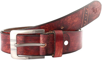

TannedHides Men Casual Tan Genuine Leather Belt, Tann