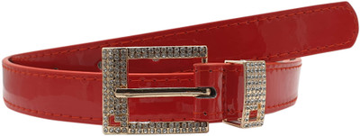 

Baluchi Women Party Red Artificial Leather Belt