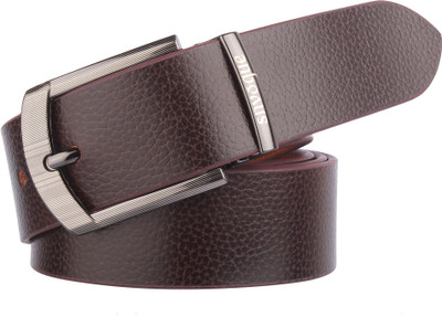 

SNVOGUE Men Casual Brown Genuine Leather Reversible Belt