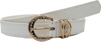 

Baluchi Women Party White Artificial Leather Belt