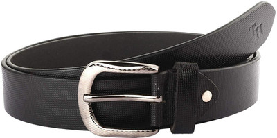 

TannedHides Men Black Genuine Leather Belt