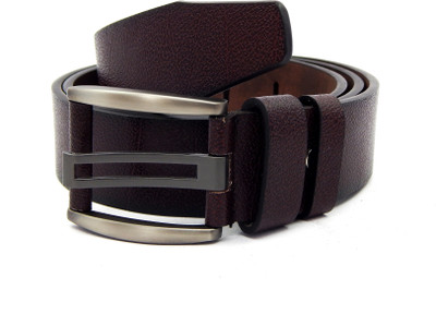 

ELS Men Formal, Casual Brown Artificial Leather, Texas Leatherite Belt