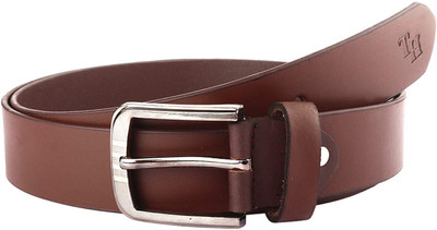 

TannedHides Men Casual Brown Genuine Leather Belt