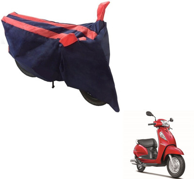 NIKS Two Wheeler Cover for Suzuki(Access SE, Black, Orange)