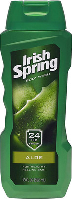 

Irish Spring Aloe Body Wash 532 ml for men(532 ml)