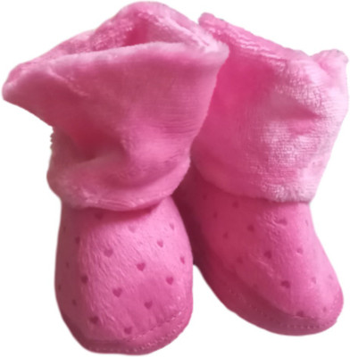 

stockhawkers Booties(Toe to Heel Length - 12 cm Pink)