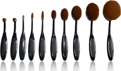 

Beauty Studio Makeup blend Oval Brush Kit(Pack of 10)