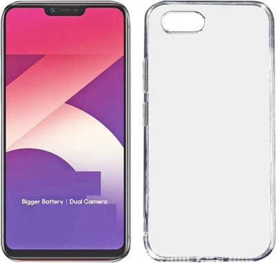 Mobizworld Back Cover for RealMe C1(Transparent, Camera Bump Protector)