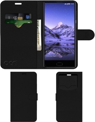 ACM Flip Cover for Leagoo Kiicaa Mix(Black, Cases with Holder, Pack of: 1)