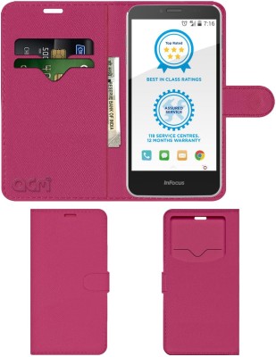 ACM Flip Cover for Infocus M370i(Pink, Cases with Holder, Pack of: 1)