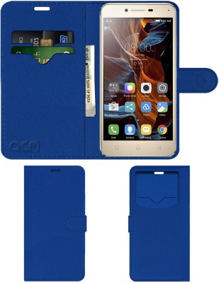 ACM Flip Cover for Lenovo Vibe K5 Plus(Blue, Cases with Holder, Pack of: 1)