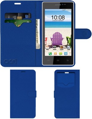ACM Flip Cover for Intex Aqua N17(Blue, Cases with Holder, Pack of: 1)