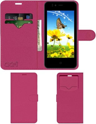 ACM Flip Cover for Trio T40s(Pink, Cases with Holder, Pack of: 1)