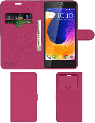ACM Flip Cover for Kult 10 16gb 4g(Pink, Cases with Holder, Pack of: 1)