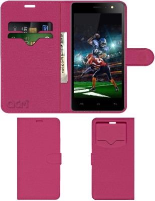 ACM Flip Cover for Xolo Era X(Pink, Cases with Holder, Pack of: 1)