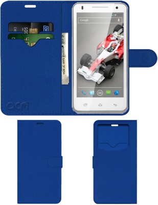 ACM Flip Cover for Lava Xolo Q900(Blue, Cases with Holder, Pack of: 1)