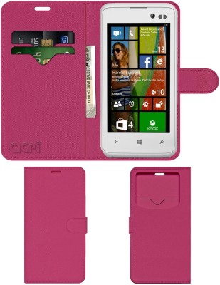 ACM Flip Cover for Celkon Win 400(Pink, Cases with Holder, Pack of: 1)