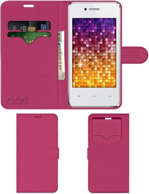 ACM Flip Cover for Spice Stellar Mi362(Pink, Cases with Holder, Pack of: 1)
