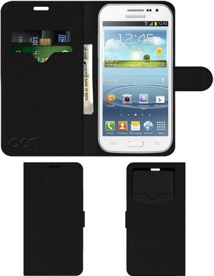 ACM Flip Cover for Samsung Galaxy Win Grand Quattro I8552(Black, Cases with Holder, Pack of: 1)