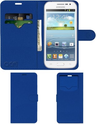 ACM Flip Cover for Samsung Galaxy Grand Quattro I8550(Blue, Cases with Holder, Pack of: 1)