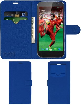 ACM Flip Cover for Xolo Q2500(Blue, Cases with Holder, Pack of: 1)