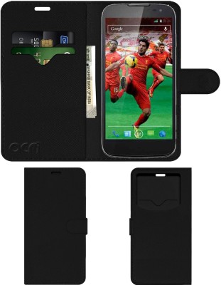 ACM Flip Cover for Xolo Q2500(Black, Cases with Holder, Pack of: 1)
