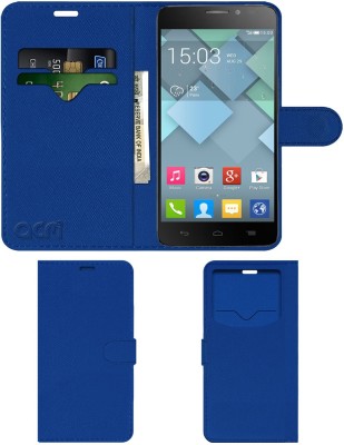 ACM Flip Cover for Alcatel Idol 2 S(Blue, Cases with Holder, Pack of: 1)