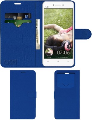 ACM Flip Cover for Vivo Y27l(Blue, Cases with Holder, Pack of: 1)