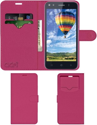 ACM Flip Cover for Iball Andi Wink 4g(Pink, Cases with Holder, Pack of: 1)